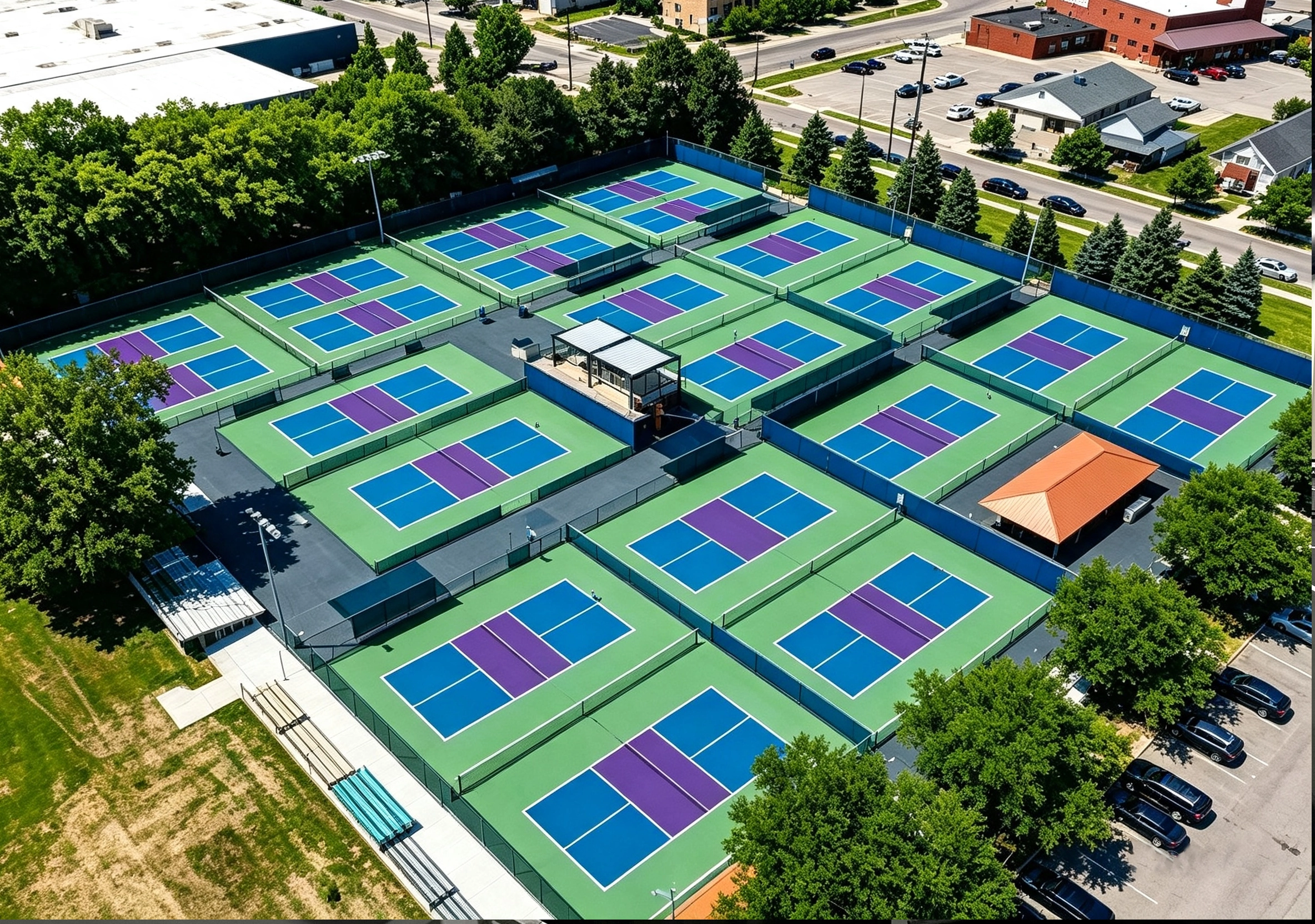 Thi công sân pickleball êm chân tại Đà Nẵng